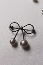 Pearl Bow Brooch
