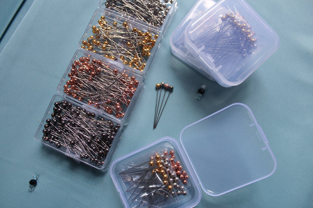 Metallic Pearl-Head Pin Kit