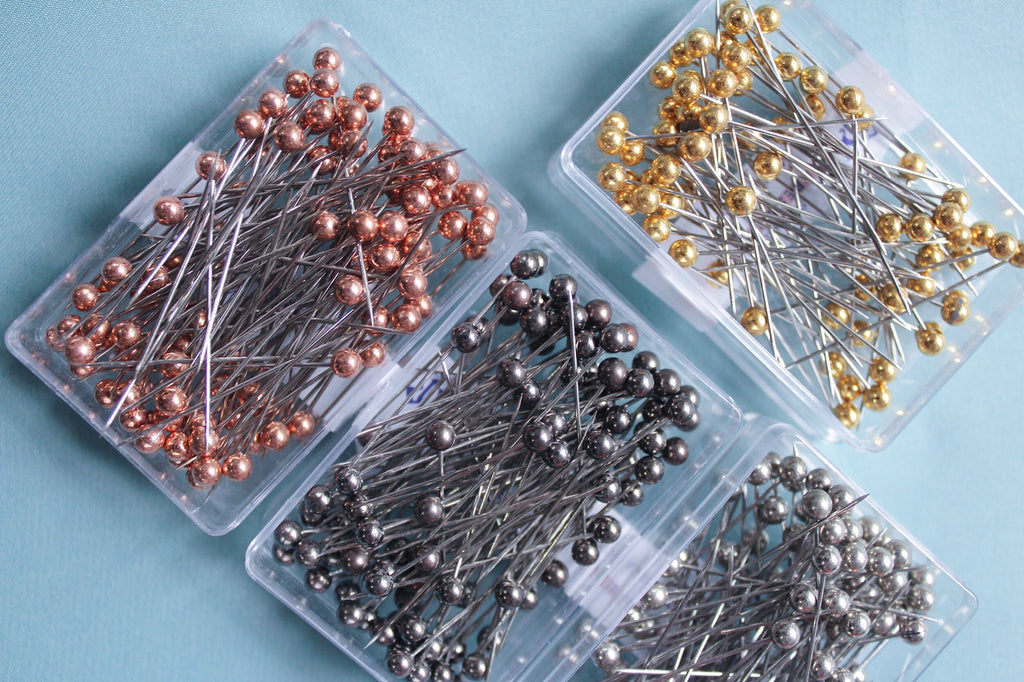 Metallic Pearl-Head Pin Kit
