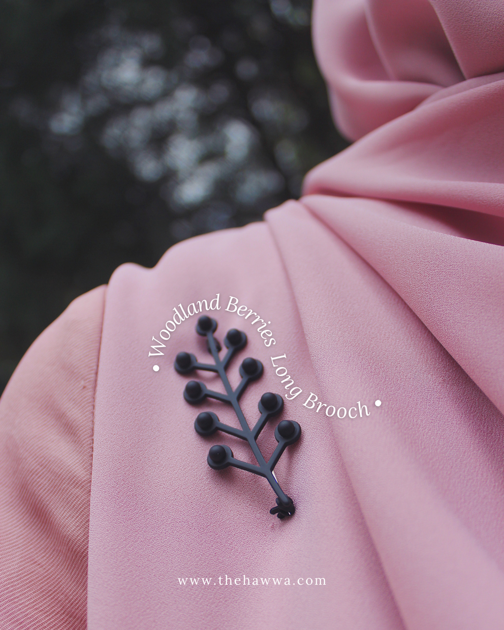 Woodland Berries Long Brooch