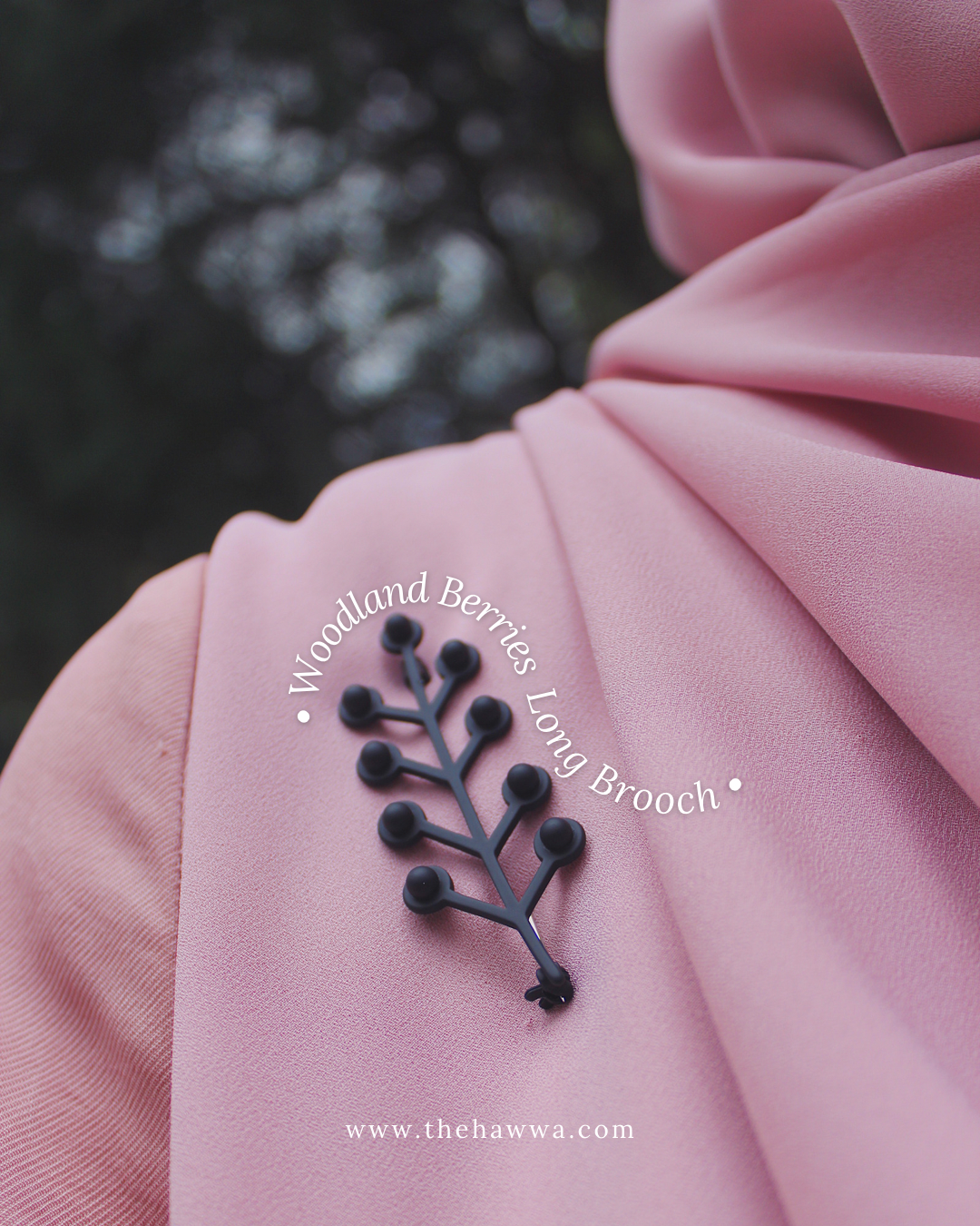 Woodland Berries Long Brooch