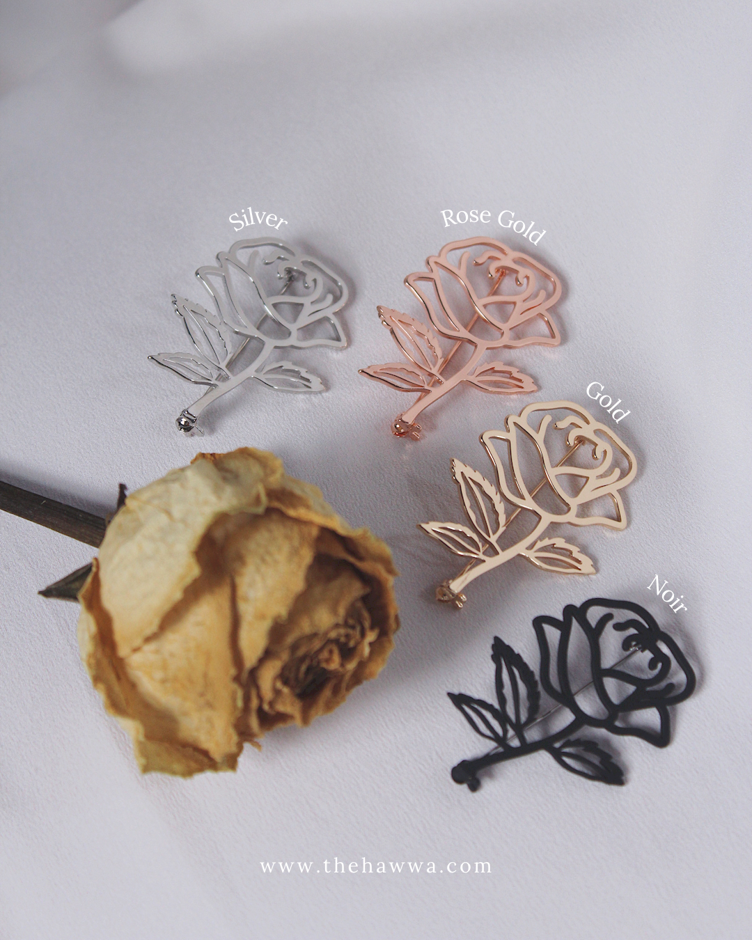 Blooming Rose Brooch