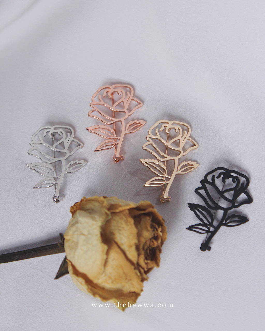 Blooming Rose Brooch