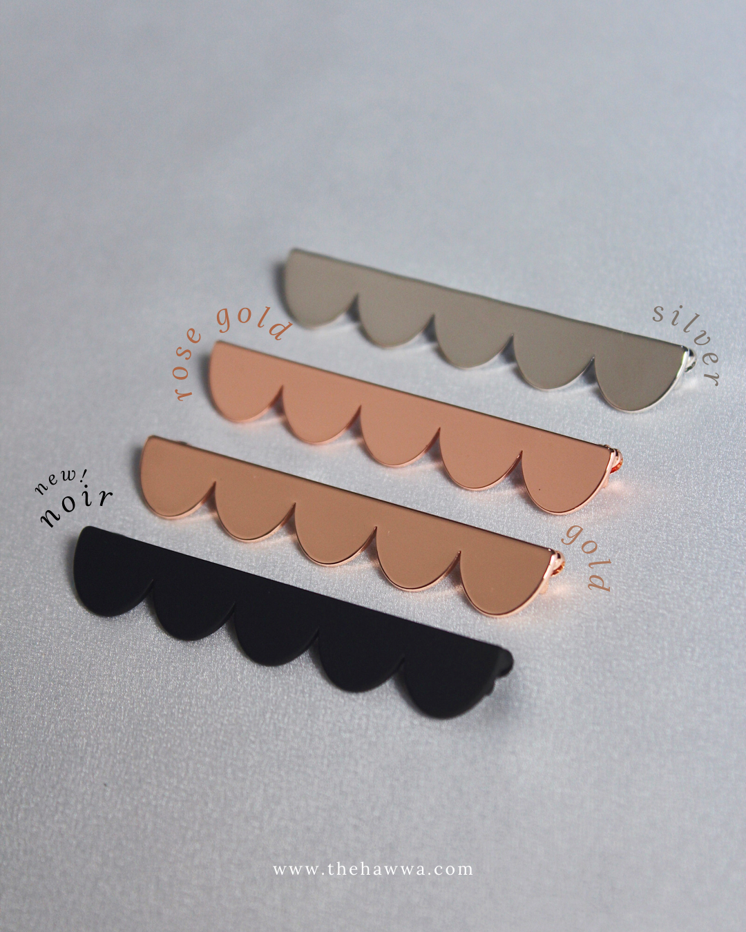 Scallop Hem Long Brooch 2.0